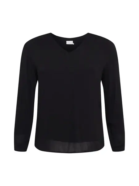 KAFFE CURVE Blúzka 'KCami'  čierna