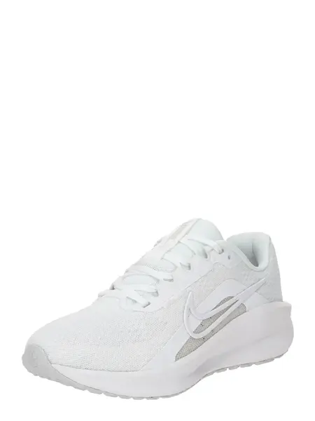 NIKE Bežecká obuv 'Downshifter 13'  strieborná / biela