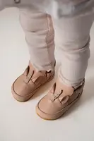 Kojenecké kožené boty Donsje Morris Sneakers Unicorn růžová barva, 1036305