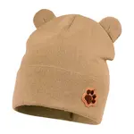 Dětská bavlněná čepice Jamiks BARRIGO hnědá barva, z tenké pleteniny, JWH058
