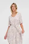 Marisse Viscose Dress With A Pink Belt