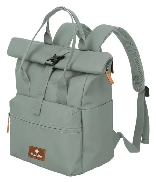 Roll top batoh Travelite Basics Short Handle Roll-up Mint