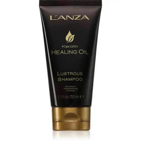 L'anza Keratin Healing Oil Lustrous Shampoo revitalizačný šampón pre poškodené vlasy 50 ml