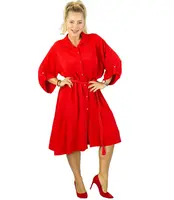 Pri Tie waist midi schmisserie dress OLIVIA