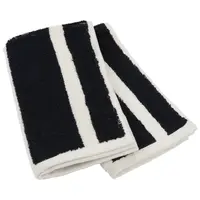 Dieter Knoll SADA RUČNÍKŮ PRO HOSTY, 30/50 cm, černá, ecru