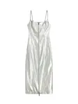 Bershka Šaty  strieborná