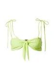 Misspap Bikinový top  pastelovo zelená