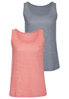 VIVANCE Top  modrosivá / marhuľová