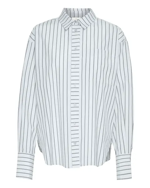 Kaffe Blúzka 'KA Jerrie'  svetlomodrá / čierna