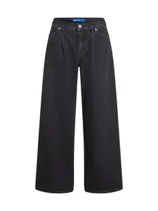 KARL LAGERFELD JEANS Plisované rifle  čierna