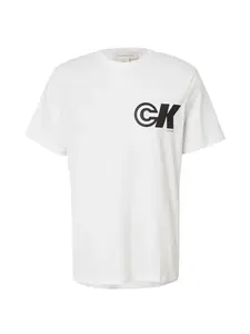 Calvin Klein Jeans Tričko  čierna / biela