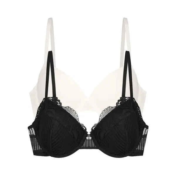 Dorina Podprsenka 'Emersyn'  čierna / biela