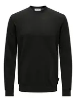 Only & Sons Sveter 'ONSLoui'  čierna