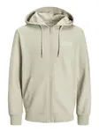 JACK & JONES Tepláková bunda  tmelová