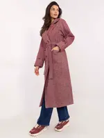 Coat LK-PL-509835.19 burgundy