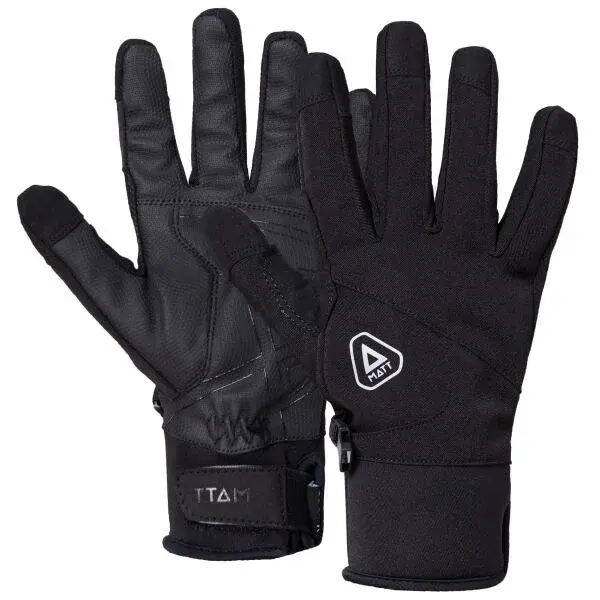 Matt ANETO SKIMO GLOVES Univerzální lyžařské rukavice, černá, velikost