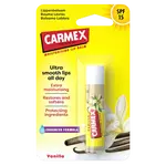 CARMEX Balzám na rty ultra hydratační SPF 15 Vanilka 4,25 g, poškozený obal