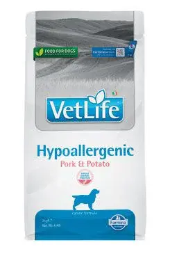 Vet Life Natural dog hypo pork & potato 2kg