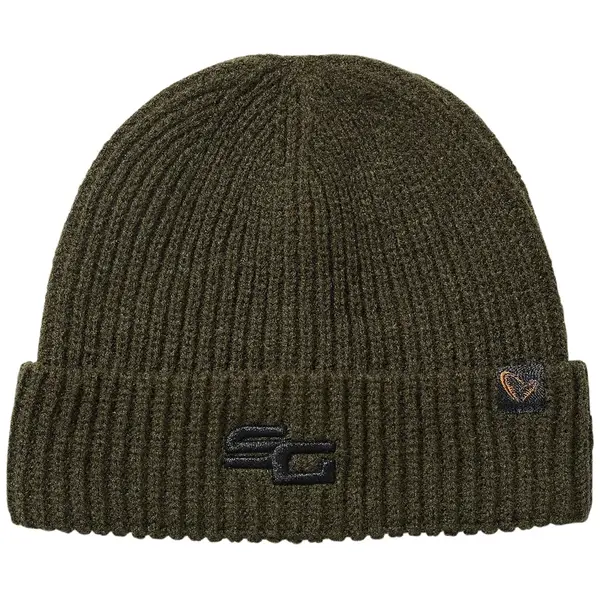 Savage gear čepice wool mix beanie green
