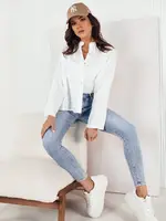 Dámské džíny s vysokým pásem ARIELZ Barva modrá DSTREET