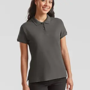Graphite Women's Polo Fruit of the Loom