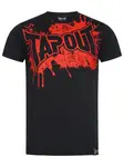 Tapout Tričko 'Splashed'  červená / čierna