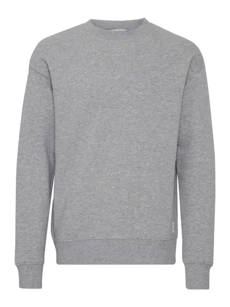 !Solid Sveter 'Lenz'  sivá melírovaná