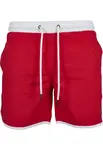 Urban Classics Plavecké šortky  ohnivo červená / biela