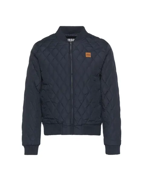 Urban Classics Prechodná bunda 'Diamond Quilt'  námornícka modrá