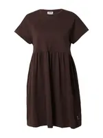 Urban Classics Šaty 'Empire Valance'  tmavohnedá