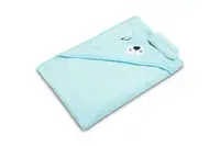 SENSILLO Dětská osuška 100x100cm, froté bavlna, Pejsek - modrá, tyrkys