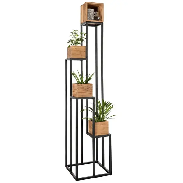 Ambia Home STOJAN NA KVĚTINY, akácie, černá, barvy akácie