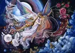 Josephine Wall - Eros and Psyche - puzzle z kategorie Umělecké