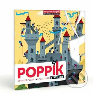 Samolepkové puzzle - Tři prasátka - puzzle z kategorie Dětské puzzle