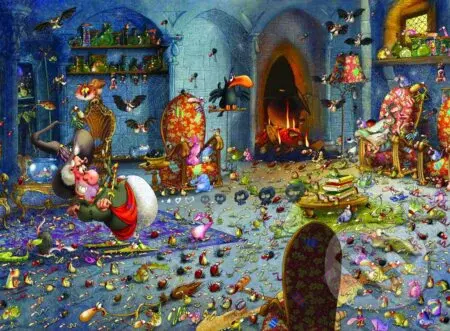 François Ruyer: Witch SKIING - puzzle z kategorie Umělecké