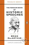 The Penguin Book of Historic Speeches - Brian MacArthur - kniha z kategorie Humanitní a společenské vědy