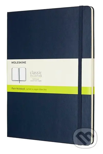Moleskine - tmavomodrý zápisník (veľký, čistý)