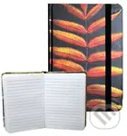 Zápisník s gumičkou 95x140 mm černý s listy A