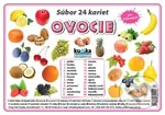 Súbor 24 kariet - Ovocie