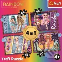 Rainbow High Módní panenky 4v1 - puzzle z kategorie Maxi dílky