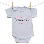 Boodyy Body s krátkym rukávom Ľúbim ťa 62 (2-4 mesiace)