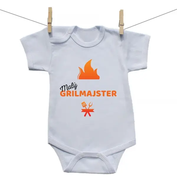 Boodyy Body s krátkym rukávom Malý grilmajster 98 (2-3 roky)