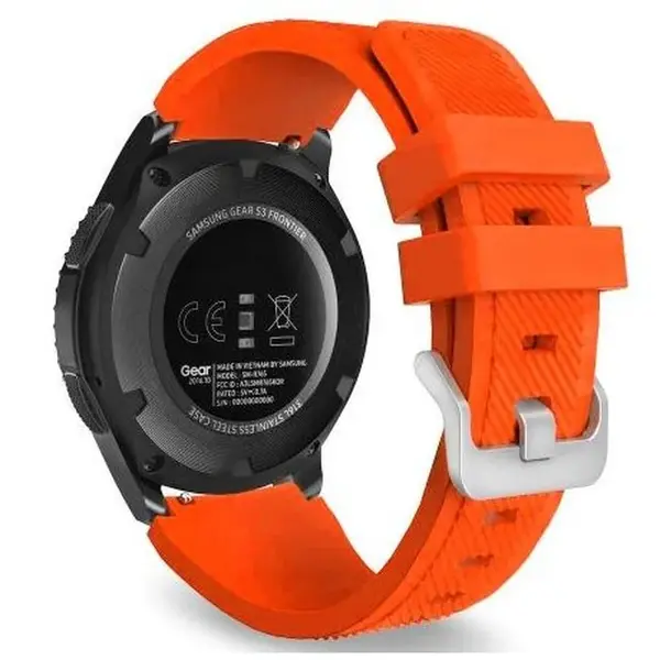 BStrap Silicone Sport remienok na Xiaomi Watch S1 Active, grep orange