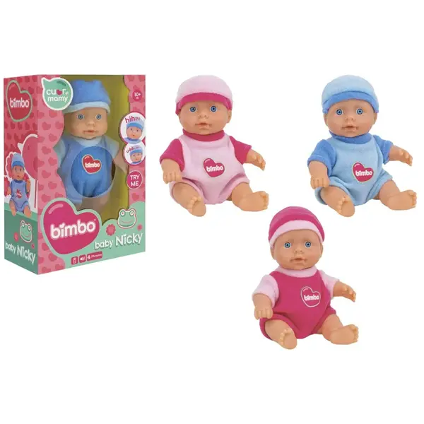 Bábika s pevným telíčkom 4 funkcie - BIMBO Bambolotto 20cm-SBELLETTI