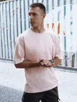 Pánské tričko růžové Dstreet
