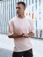 Pánské tričko růžové Dstreet