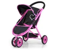 Detský golfový kočík pre bábiky Milly Mally Susie Prestige Black , 20C55576