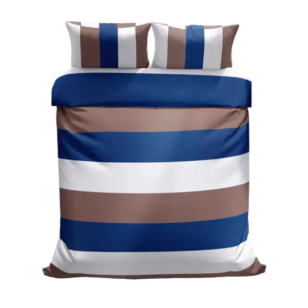 Bavlnené obliečky Pruhy modré