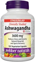 Webber Naturals Ashwagandha 3600 mg*