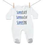 Boodyy Overal Super zlatý, super hlučný, super syn 98 (2-3 roky)